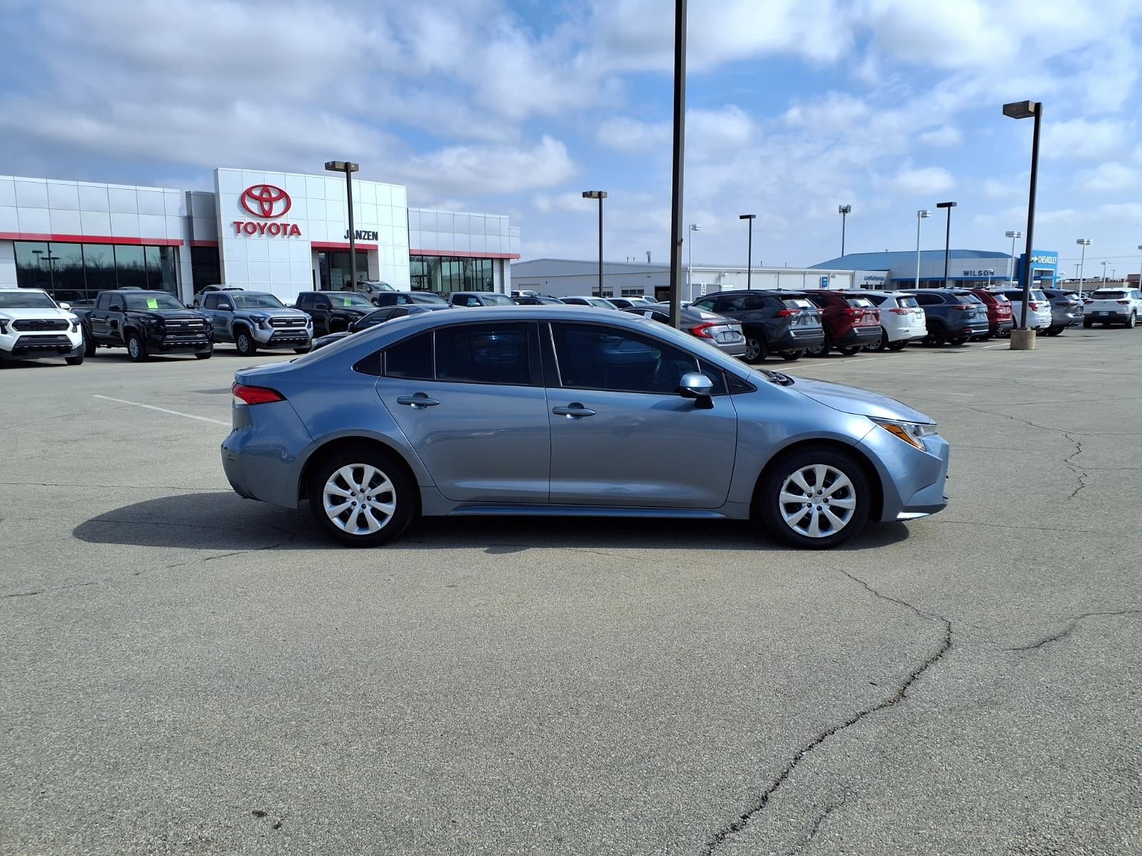 Certified 2023 Toyota Corolla LE with VIN 5YFB4MDE4PP073981 for sale in Stillwater, OK