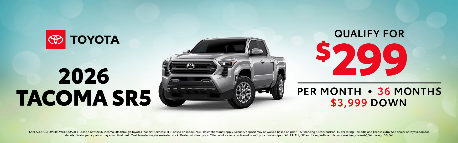 Toyota, Tacoma, Lease