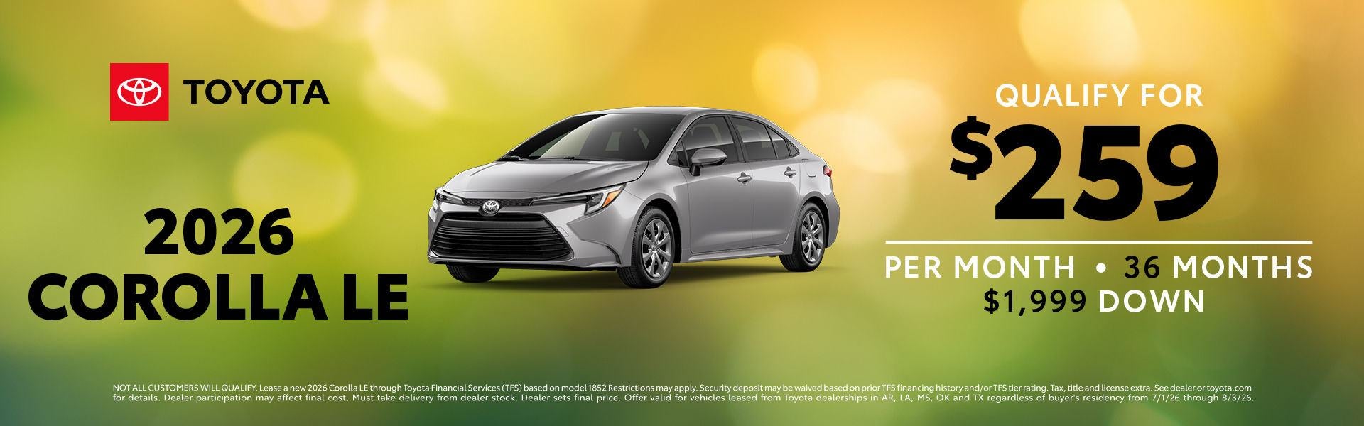 Toyota, Corolla, Lease